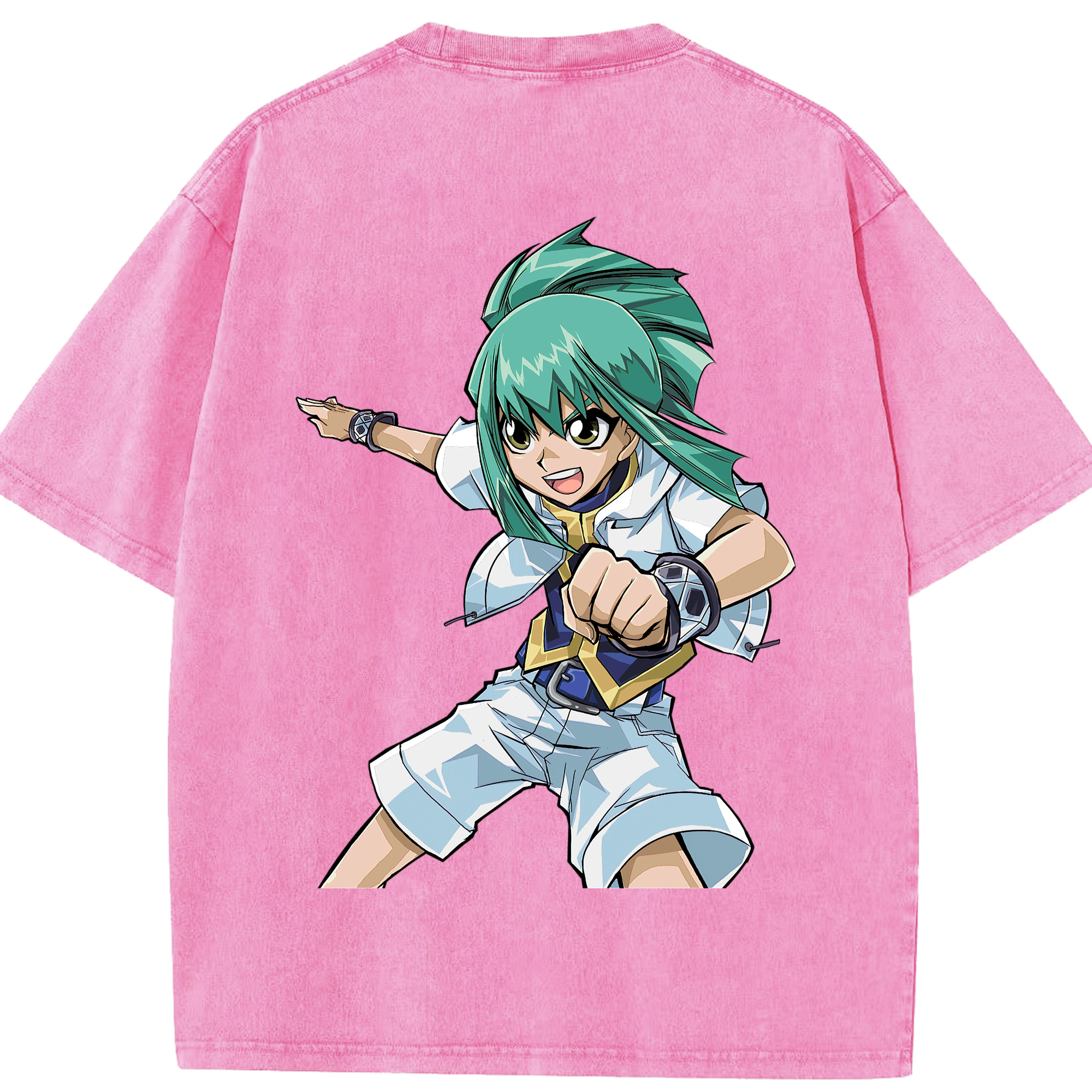 （画像用） 遊☆戯☆王 Yu-Gi-Oh! 綿100% ヴィンテージ風 半袖Tシャツ（背面プリント）